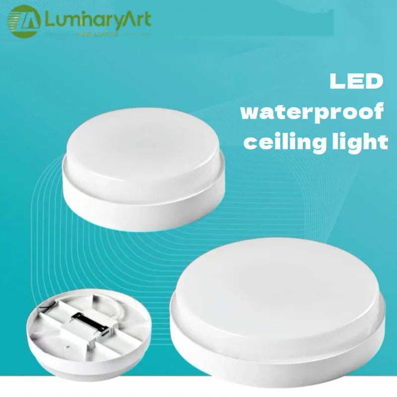 Outdoor LED Ceiling Light, Waterproof ABS and PP Surface-Mounted Lamp for Balcony, Porch, Kitchen, Bathroom and Corridor - product view 3