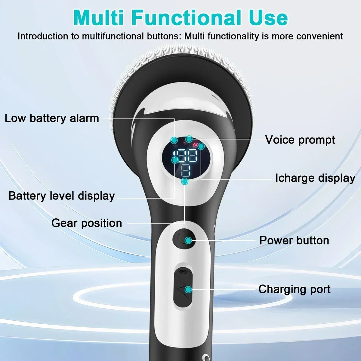 electric spin scrubber - product view 5