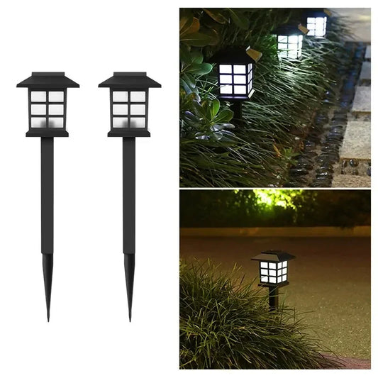 Solar Pathway Lights, Modern ABS LED Garden Lamps for Walkways, Driveways and Patios, White, RGB or Warm Light Options - product view 1