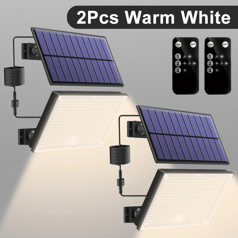 solar flood lights - product view 1