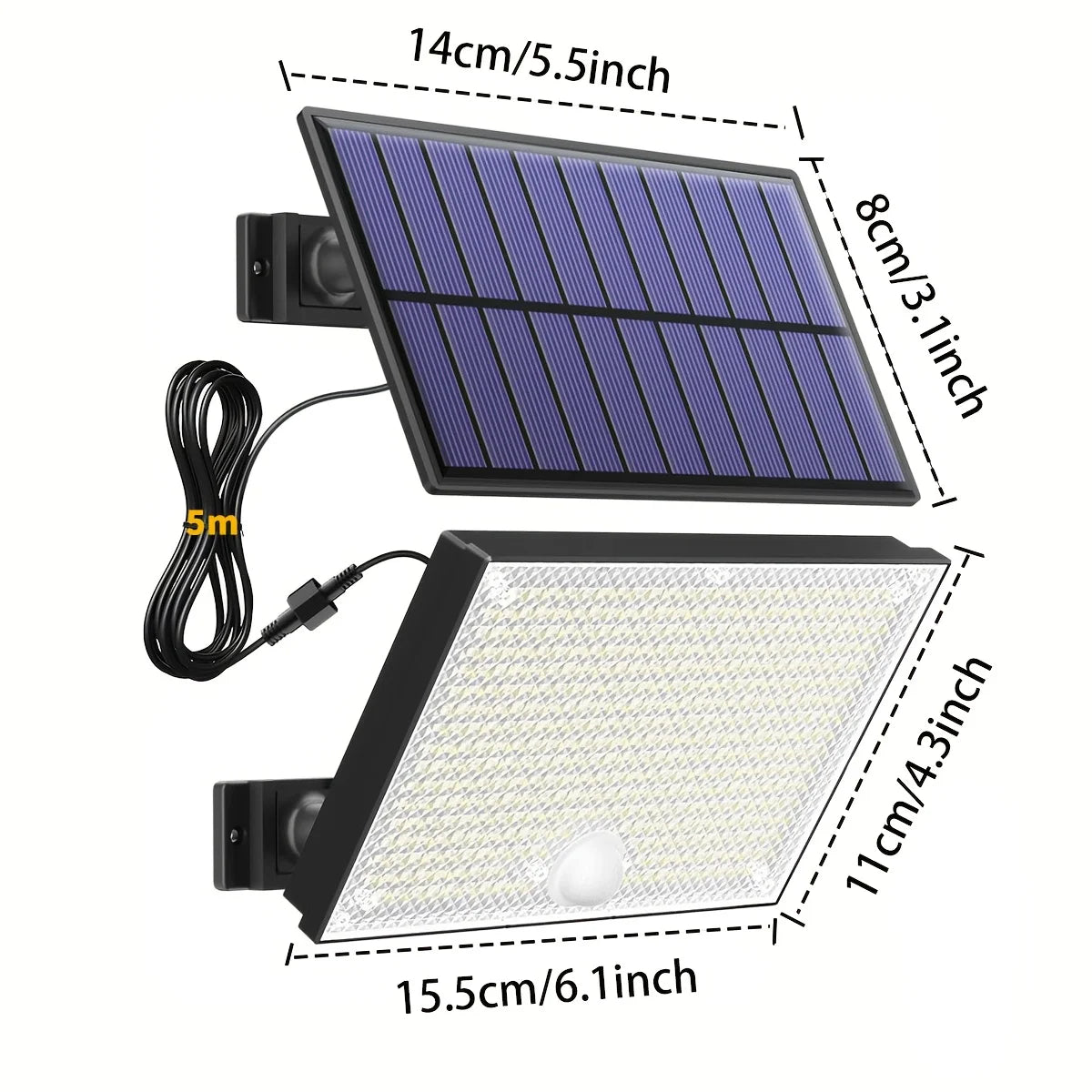 solar flood lights - product view 6