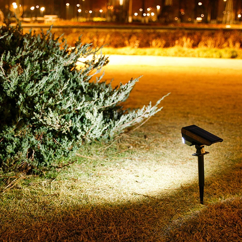 Solar Spotlights, Dimmable ABS Garden Lights with Assembly Installation, White or Warm Light Options for Outdoor Courtyards - product view 4