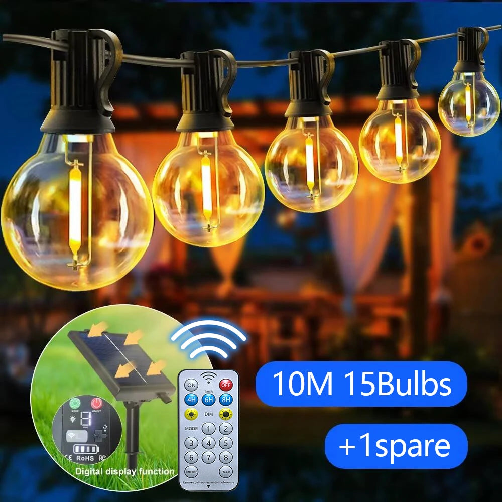 solar garden lights - product view 2