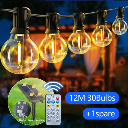 Solar G40 Outdoor String Lights, product view 5