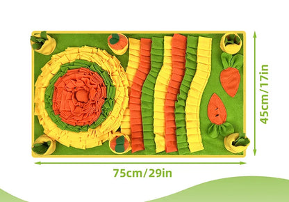 Fleece Snuffle Mat for Dogs, 75 x 45 cm Enrichment Puzzle and Slow Feeder for Scent Games - product view 1