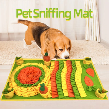 Fleece Snuffle Mat for Dogs, 75 x 45 cm Enrichment Puzzle and Slow Feeder for Scent Games - product view 4
