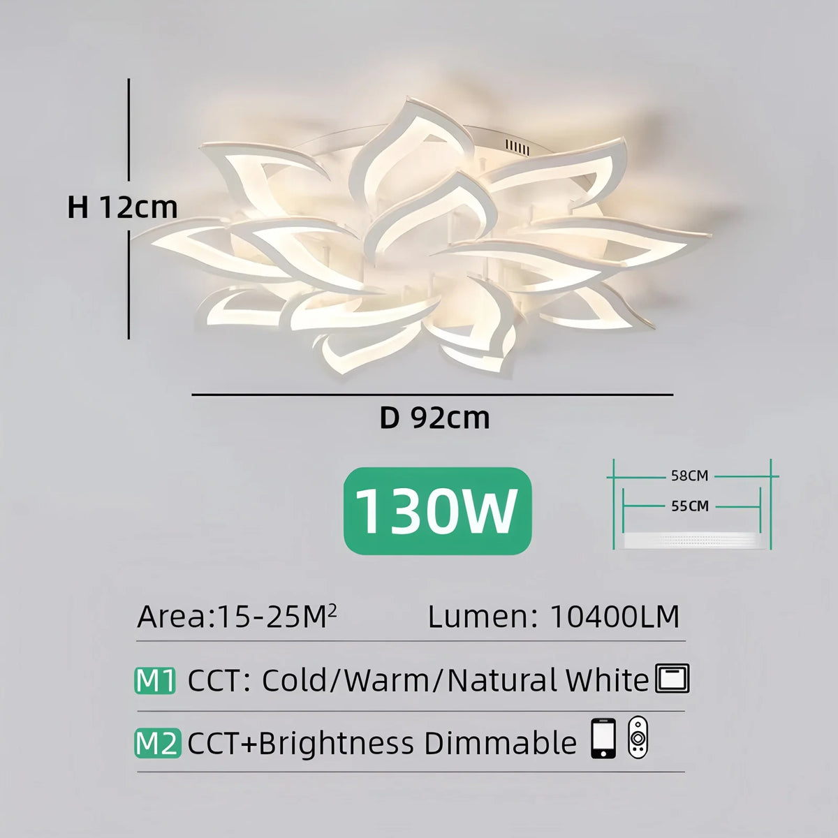 ceiling light - product view 4