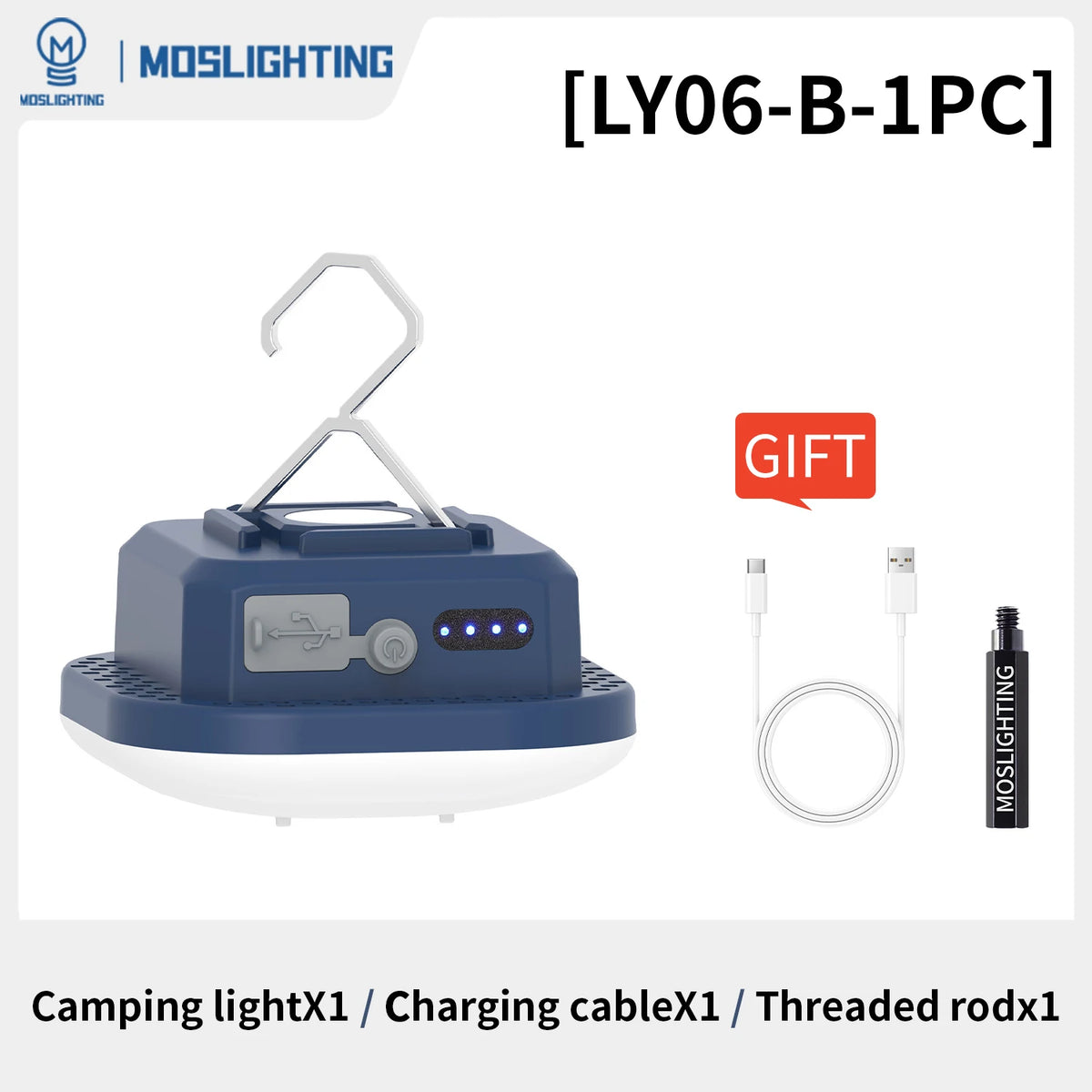 led lantern - product view 1