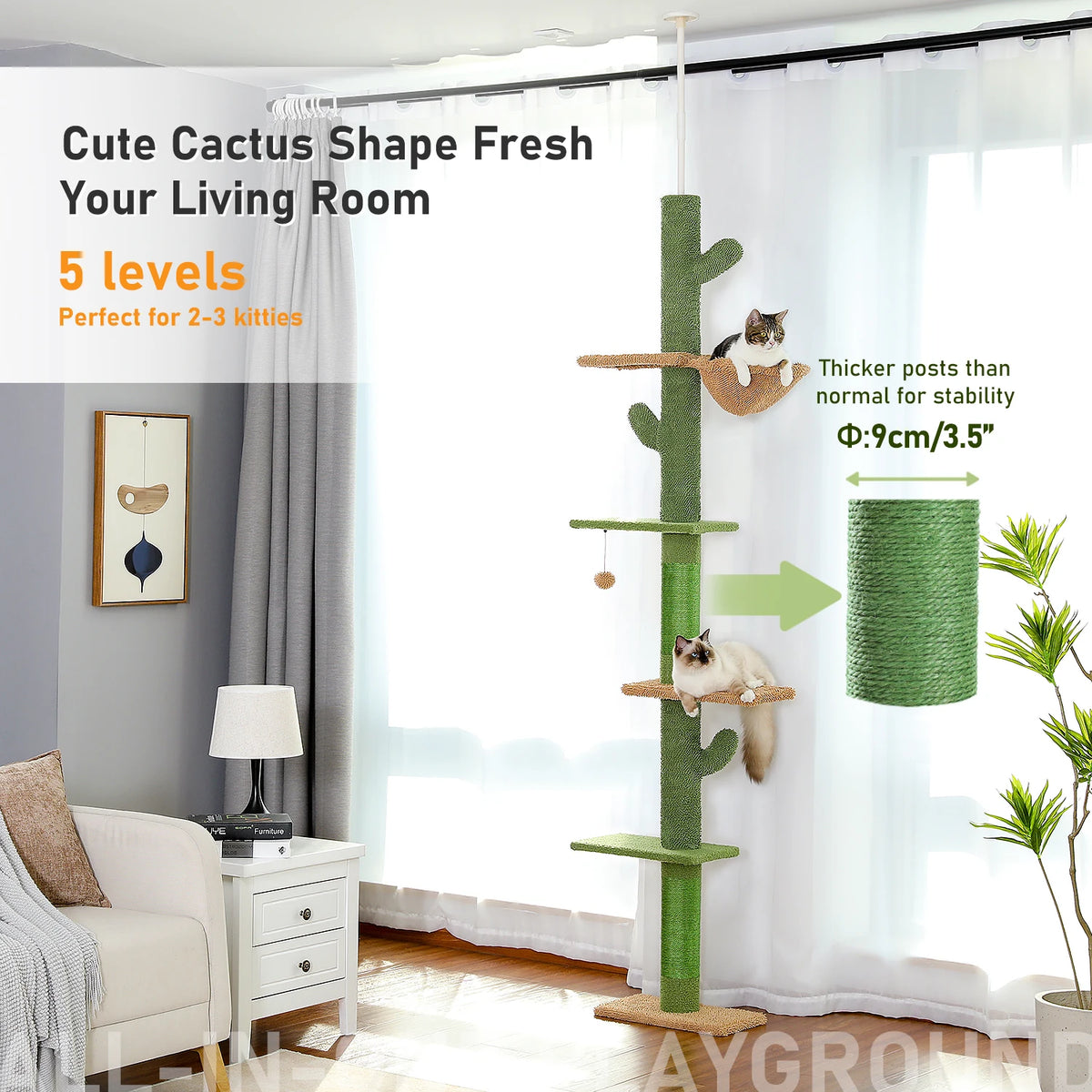 cat scratching post - product view 3