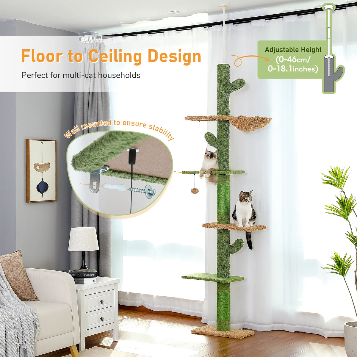 cat scratching post - product view 4