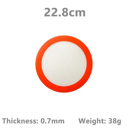 Reusable Silicone Baking Mat, Non-Stick Heat-Resistant Oven Liner in 27.5x20cm, Round 22.8cm or 42x29.5cm - product view 2