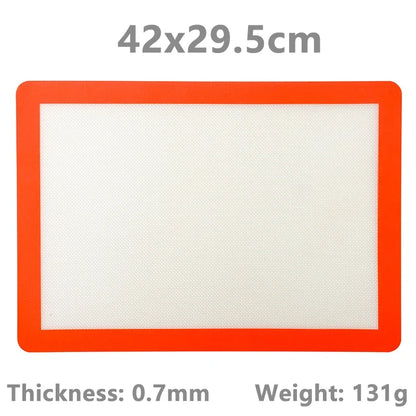 Reusable Silicone Baking Mat, Non-Stick Heat-Resistant Oven Liner in 27.5x20cm, Round 22.8cm or 42x29.5cm - product view 3