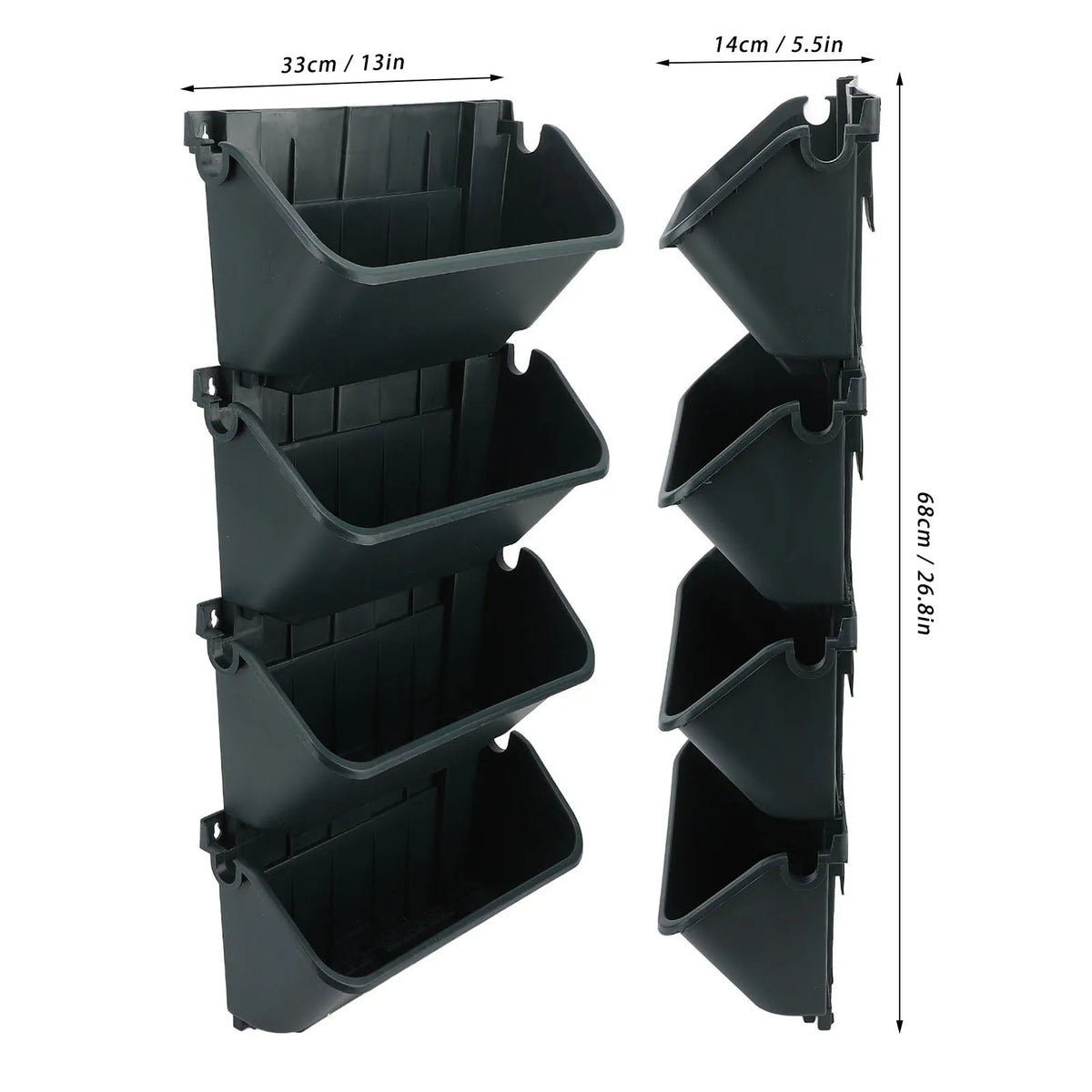 vertical wall planter - product view 3