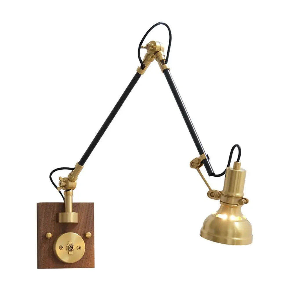 plug in swing arm sconce - product view 4