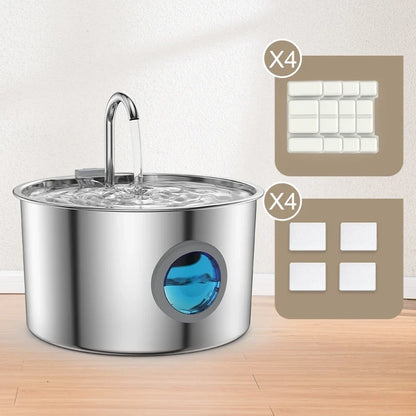 Stainless Steel Pet Water Fountain, product view 2