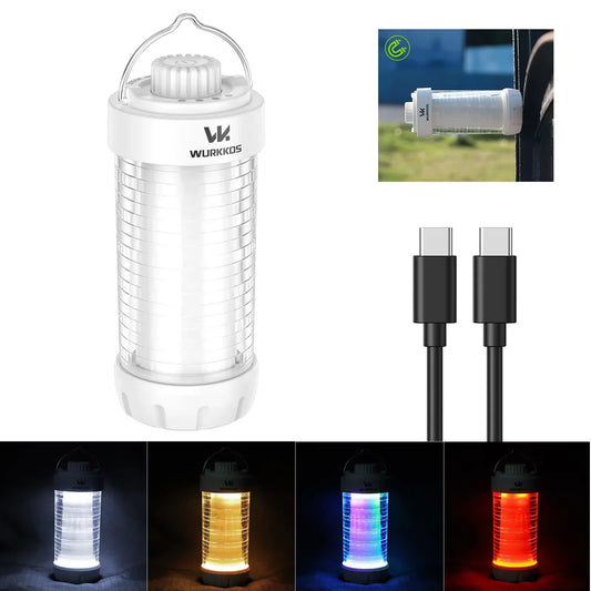 CL01 Rechargeable Camping Lantern, 550LM LED Work Light with 360° Beam, Power Bank, Magnetic Base and IP65 Water Resistance - product view 1