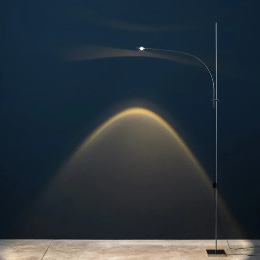 Arched LED Floor Lamp, Stainless Steel, Touch On/Off, 21–30W, 90–260V, H160cm, EU, AU, UK or US Plug - product view 1