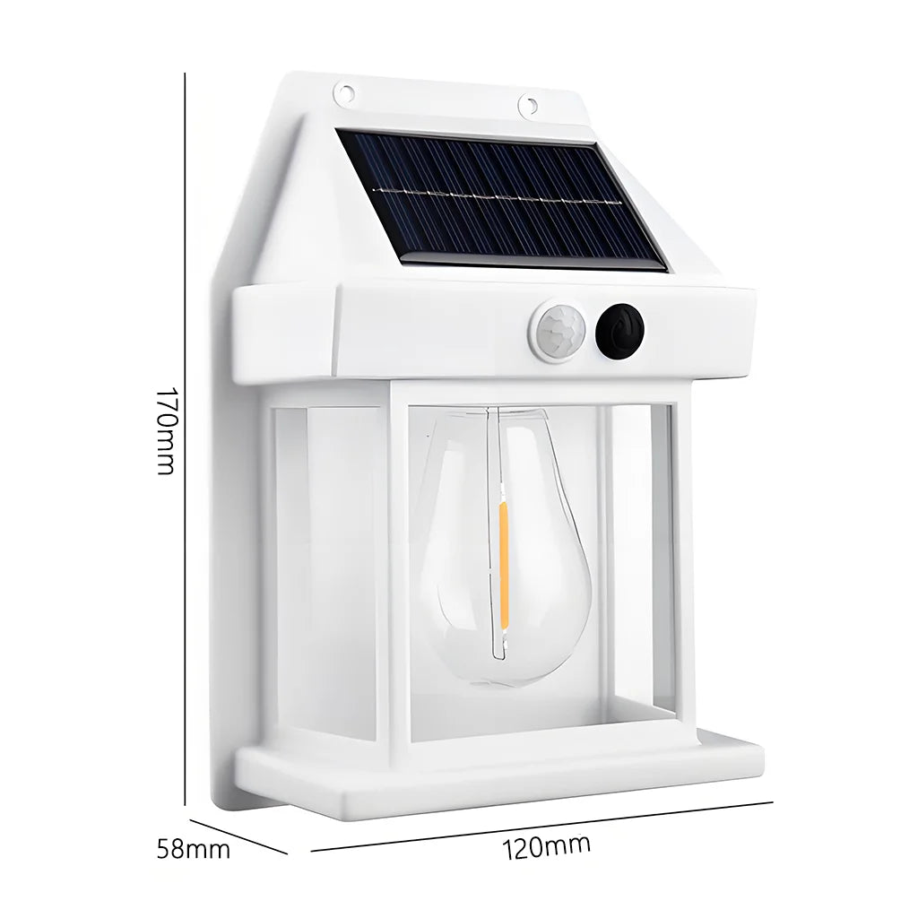 Solar Outdoor Wall Light, LED Security Lantern with PIR Motion Sensor, 3 Lighting Modes, 120° Detection and ABS Body - product view 4