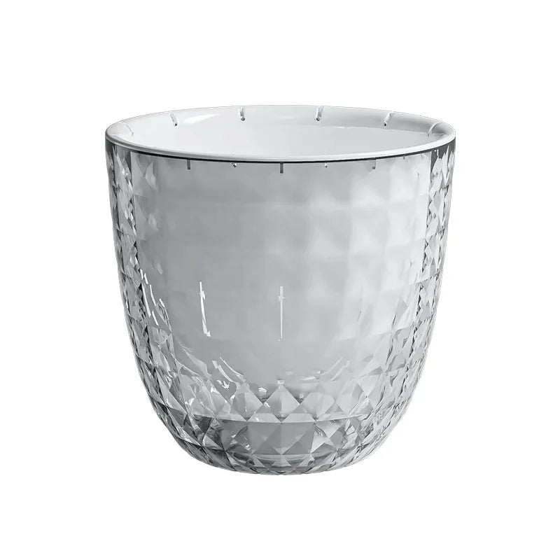 Self-Watering Planter Insert, Transparent Double-Layer Plastic Pot for Succulents and Desktop Green Plants, 1-, 2- or 3-Piece - product view 6