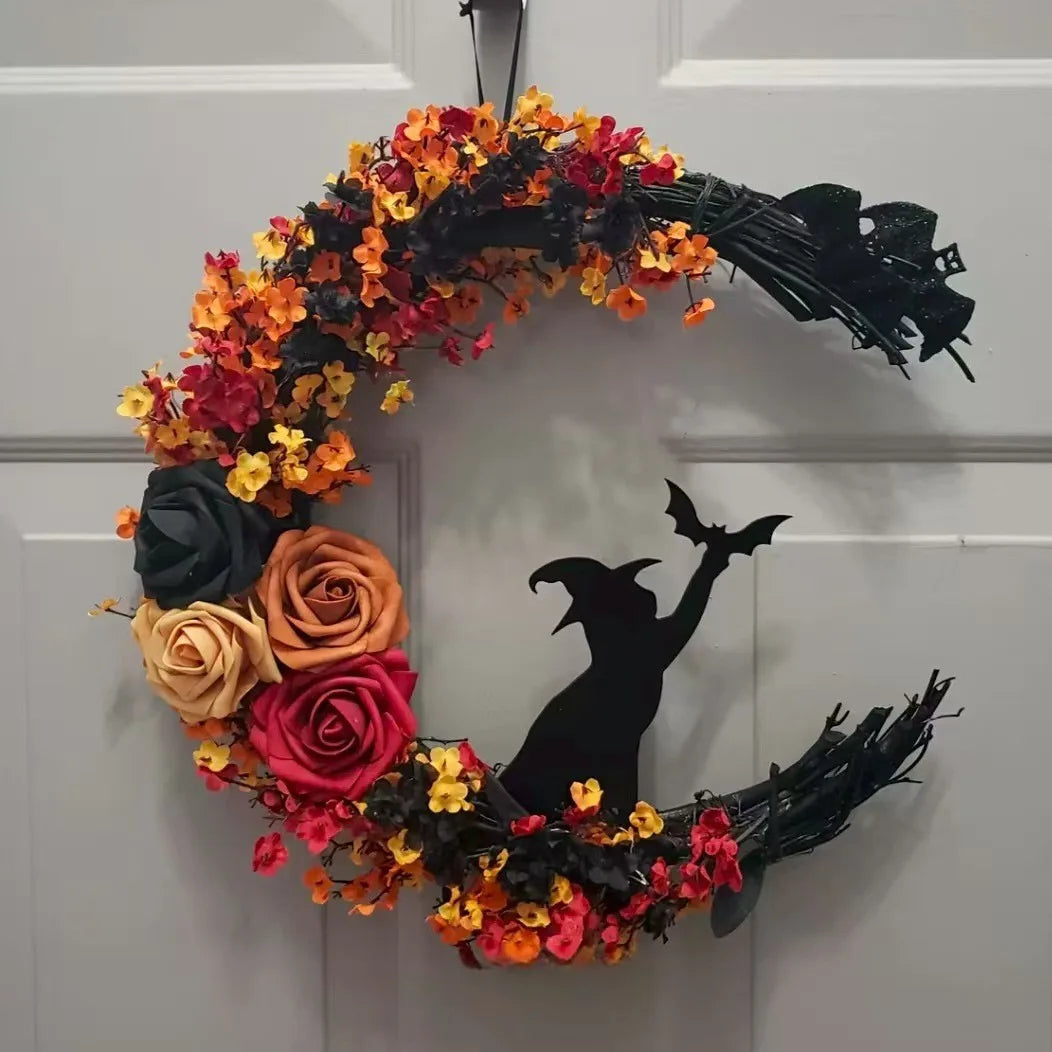 halloween wreath - product view 4