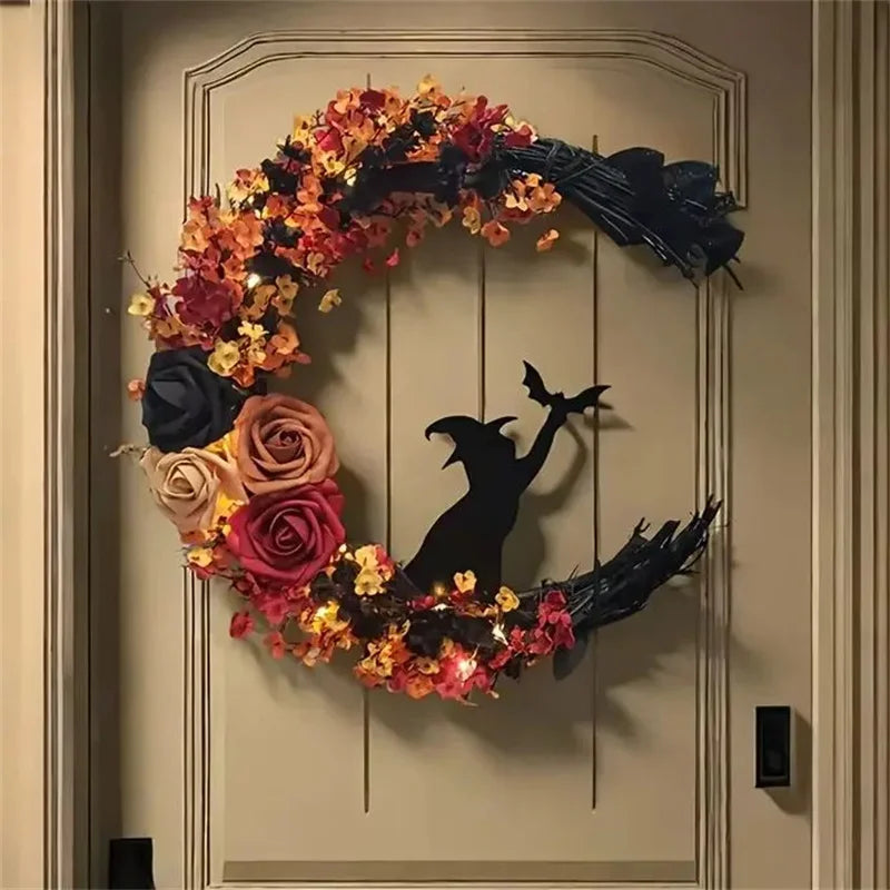 halloween wreath - product view 5