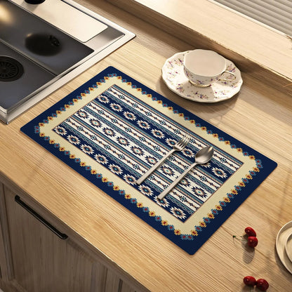 Diatom Mud Dish Drying Mat, Rectangle Modern Kitchen Mat in 40×60, 50×80 or 60×90 cm Sizes - product view 3