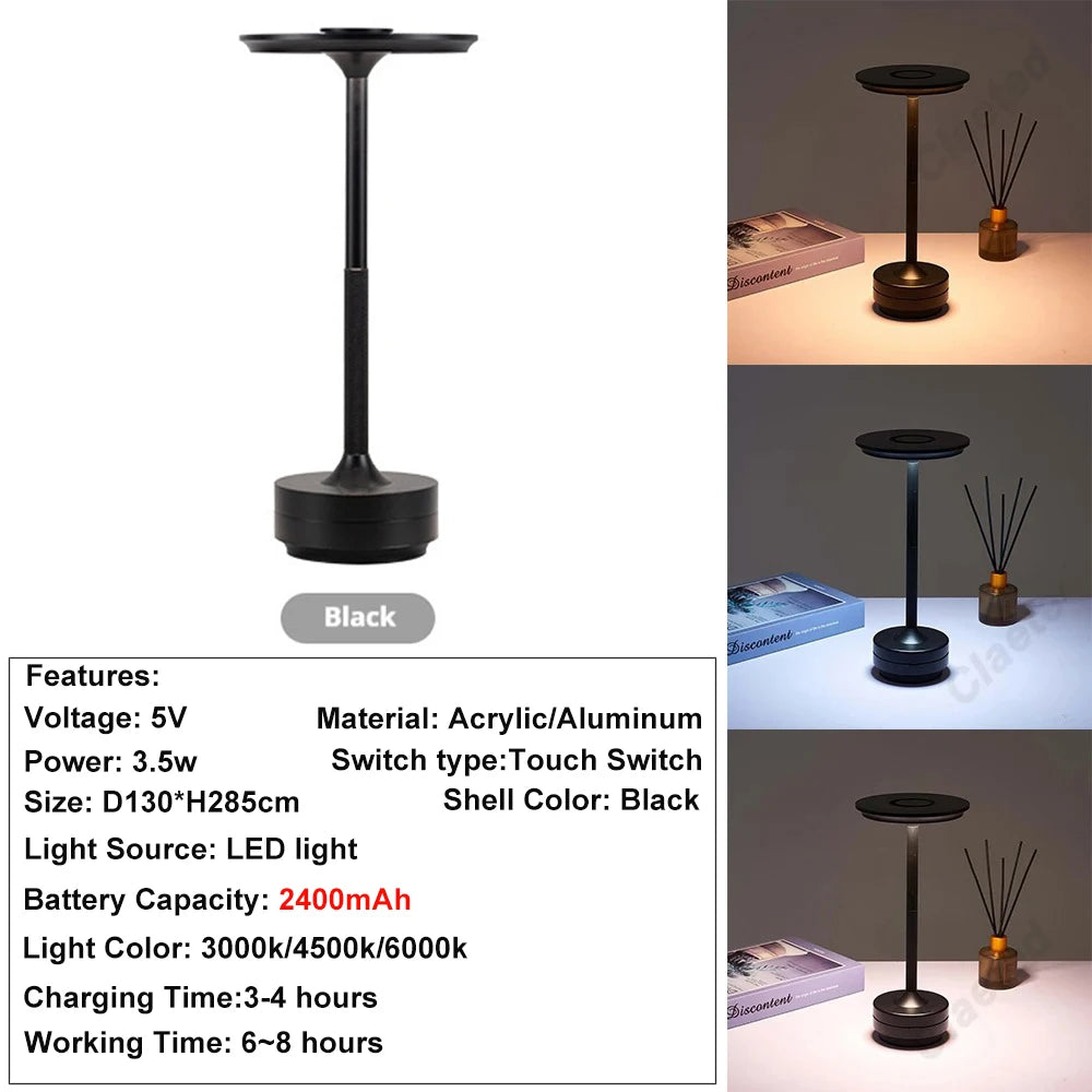 rechargeable table lamp - product view 6