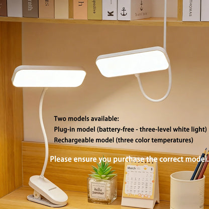 Rechargeable Table Lamp, Clip-On Dimmable LED Desk Light with Touch Control, 5V USB Charging for Study and Bedroom - product view 4