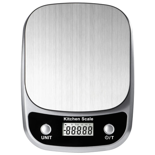 Digital Kitchen Scale, 1 g Precision Food Scale with Tare, Backlit LCD and 4 Units, 5 kg or 10 kg Capacity - product view 1