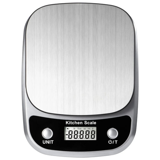 Digital Kitchen Scale, 1 g Precision Food Scale with Tare, Backlit LCD and 4 Units, 5 kg or 10 kg Capacity - product view 1