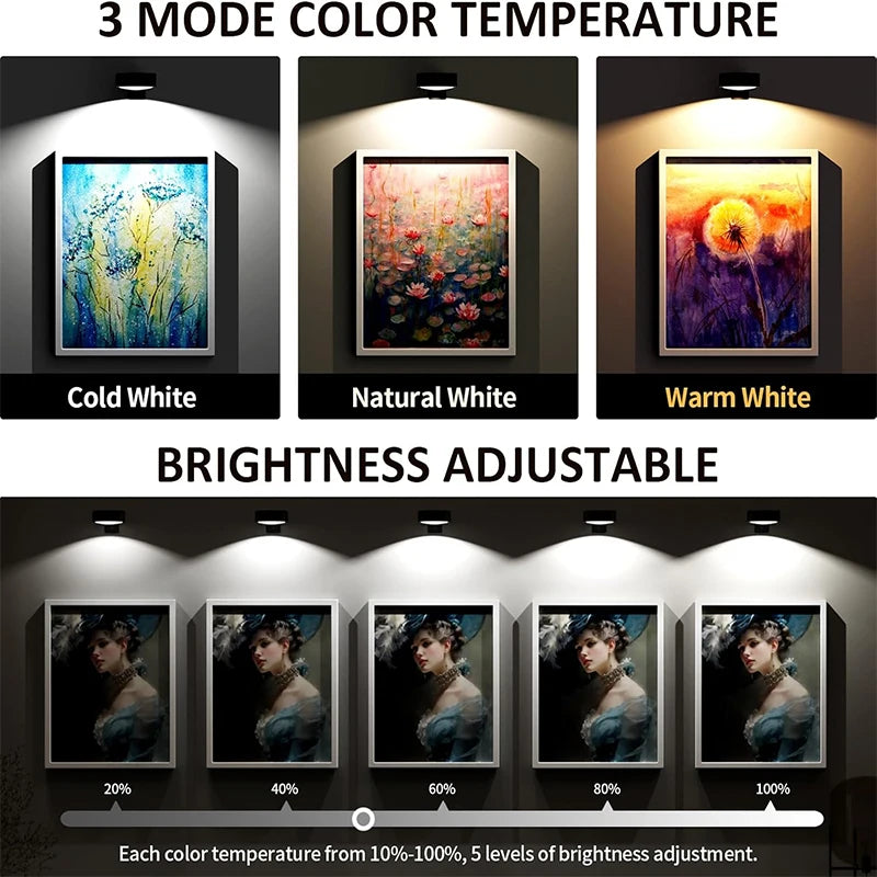 battery operated picture light - product view 3