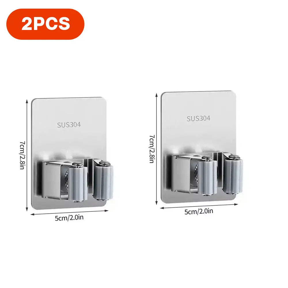 broom wall holder - product view 2