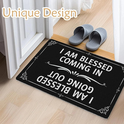 Outdoor Doormat, Printed 100% Polyester Welcome Mat, Wrinkle-Resistant Machine-Made Rug for Entryway, Hallway and Living Room - product view 1