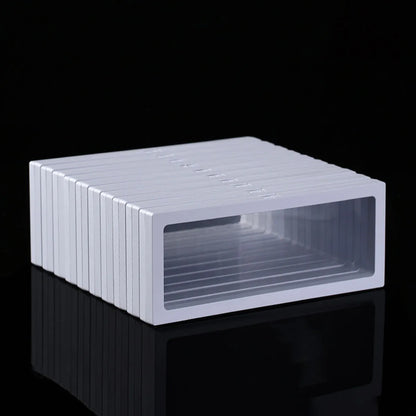 Transparent Jewelry Display Box Set, 10-Piece Floating Rectangle Storage Cases in 18x7cm or 23x9cm - product view 1