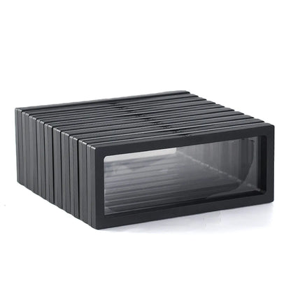 Transparent Jewelry Display Box Set, 10-Piece Floating Rectangle Storage Cases in 18x7cm or 23x9cm - product view 2