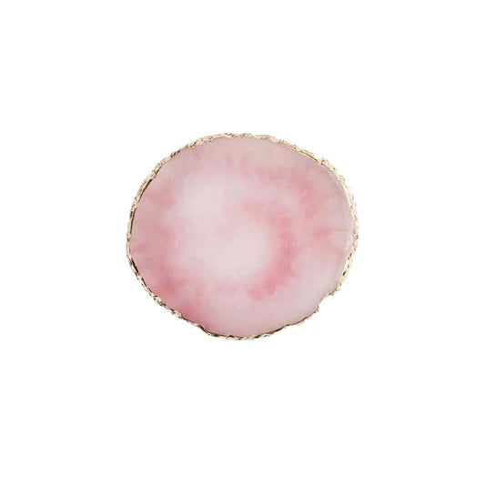 Resin Jewelry Dish Tray, Small Ring and Trinket Bowl for Keys, Earrings and Necklaces in Five Colors - product view 1