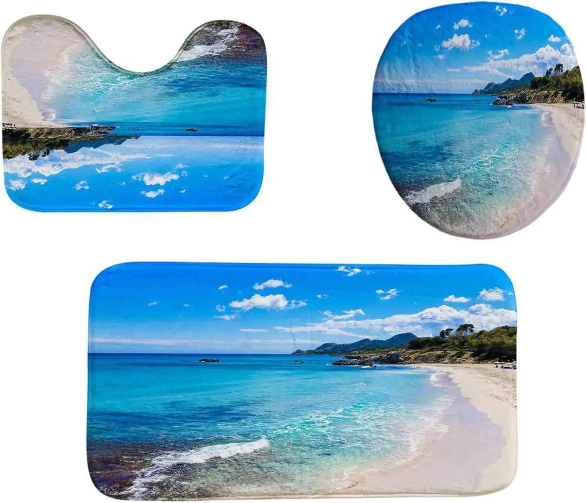 memory foam bath mat - product view 1