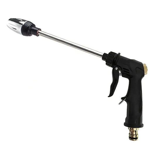 Garden Hose Nozzle Watering Spray Gun, Long-Rod Irrigation Nozzle with Optional Foam Kettle for Garden and Car Washing - product view 1