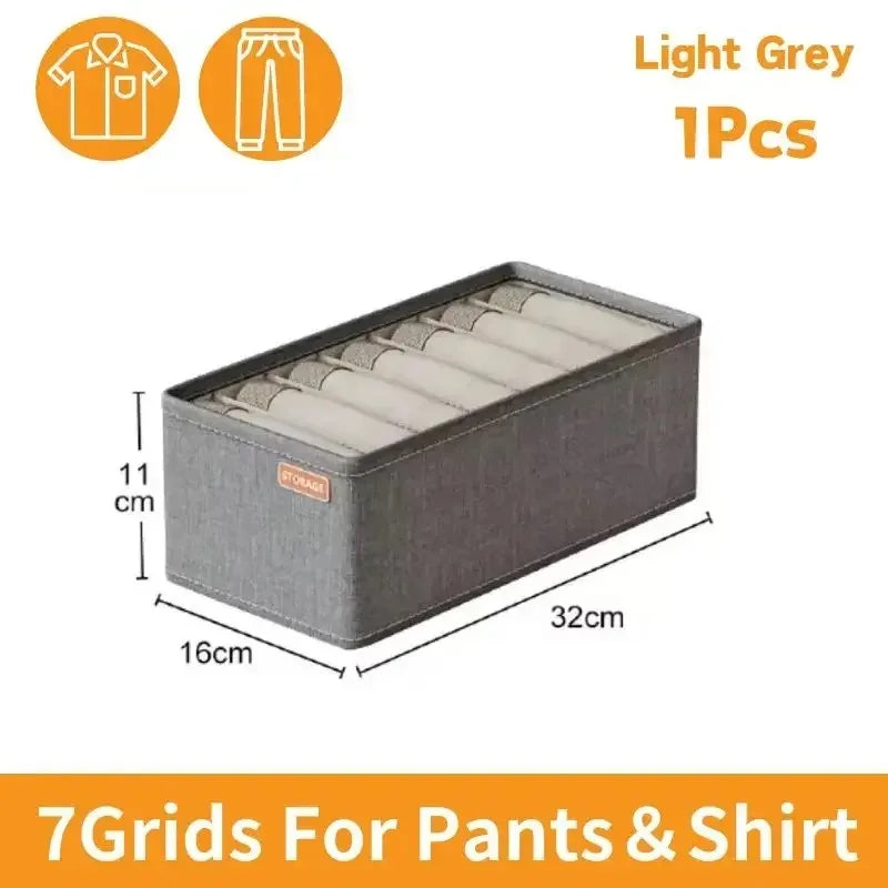 Oxford Drawer Organizer for Underwear, Bras, Socks and Accessories, Foldable Storage Box for Bedroom Cabinets and Wardrobes - product view 1