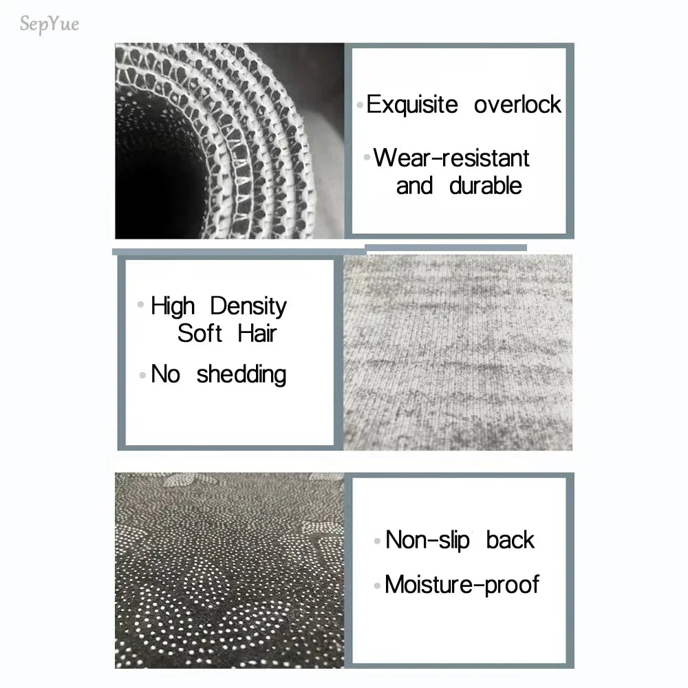 Non-Slip Printed Floor Mat, Fade-Resistant Machine-Made Rug in Multiple Sizes for Bathroom, Kitchen and Indoor Home Décor - product view 6
