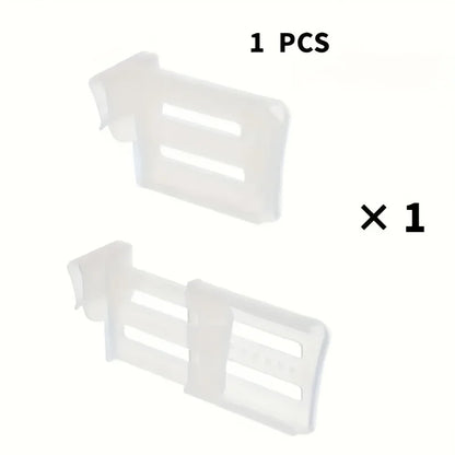 Adjustable Refrigerator Organizer Divider, Reusable PP Fridge Storage Separator, 1, 6 or 12 Pieces - product view 1
