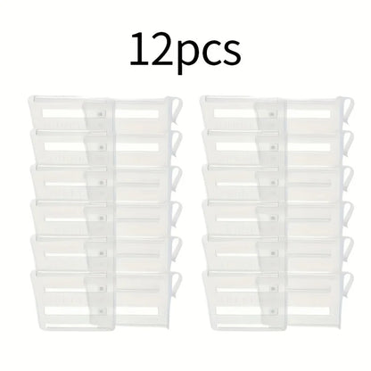 Adjustable Refrigerator Organizer Divider, Reusable PP Fridge Storage Separator, 1, 6 or 12 Pieces - product view 3