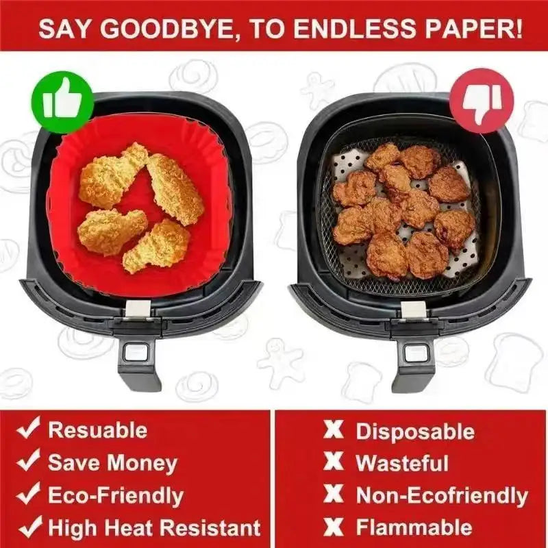 silicone air fryer liner - product view 5