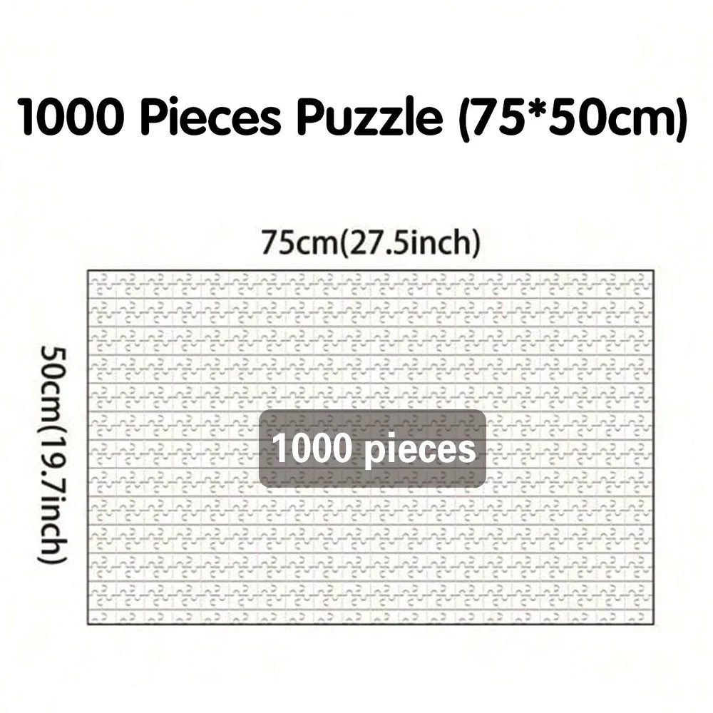 Personalized Photo Puzzle, Custom Horizontal Rectangle Keepsake Gift in 35, 300, 500 or 1000 Pieces - product view 4