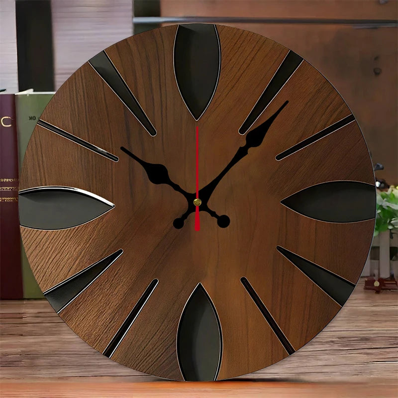 wooden mantle clock - product view 2