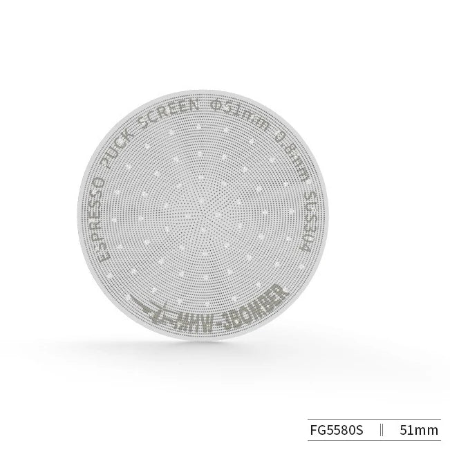 51 mm Reusable Espresso Puck Screen, 0.8 mm Metal Coffee Filter for 54 mm Portafilter Baskets - product view 1
