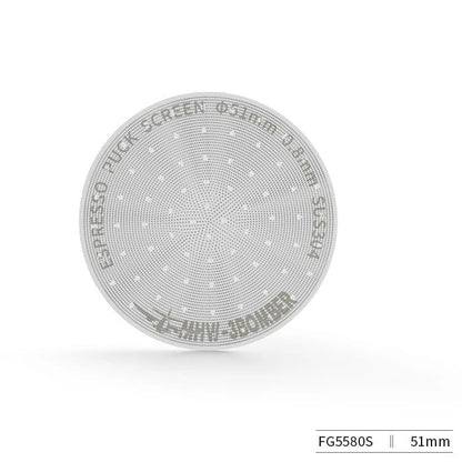 51 mm Reusable Espresso Puck Screen, 0.8 mm Metal Coffee Filter for 54 mm Portafilter Baskets - product view 1