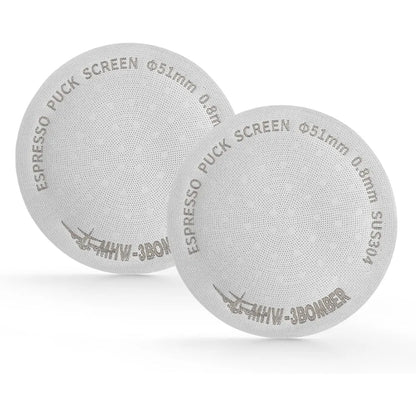 51 mm Reusable Espresso Puck Screen, 0.8 mm Metal Coffee Filter for 54 mm Portafilter Baskets - product view 2