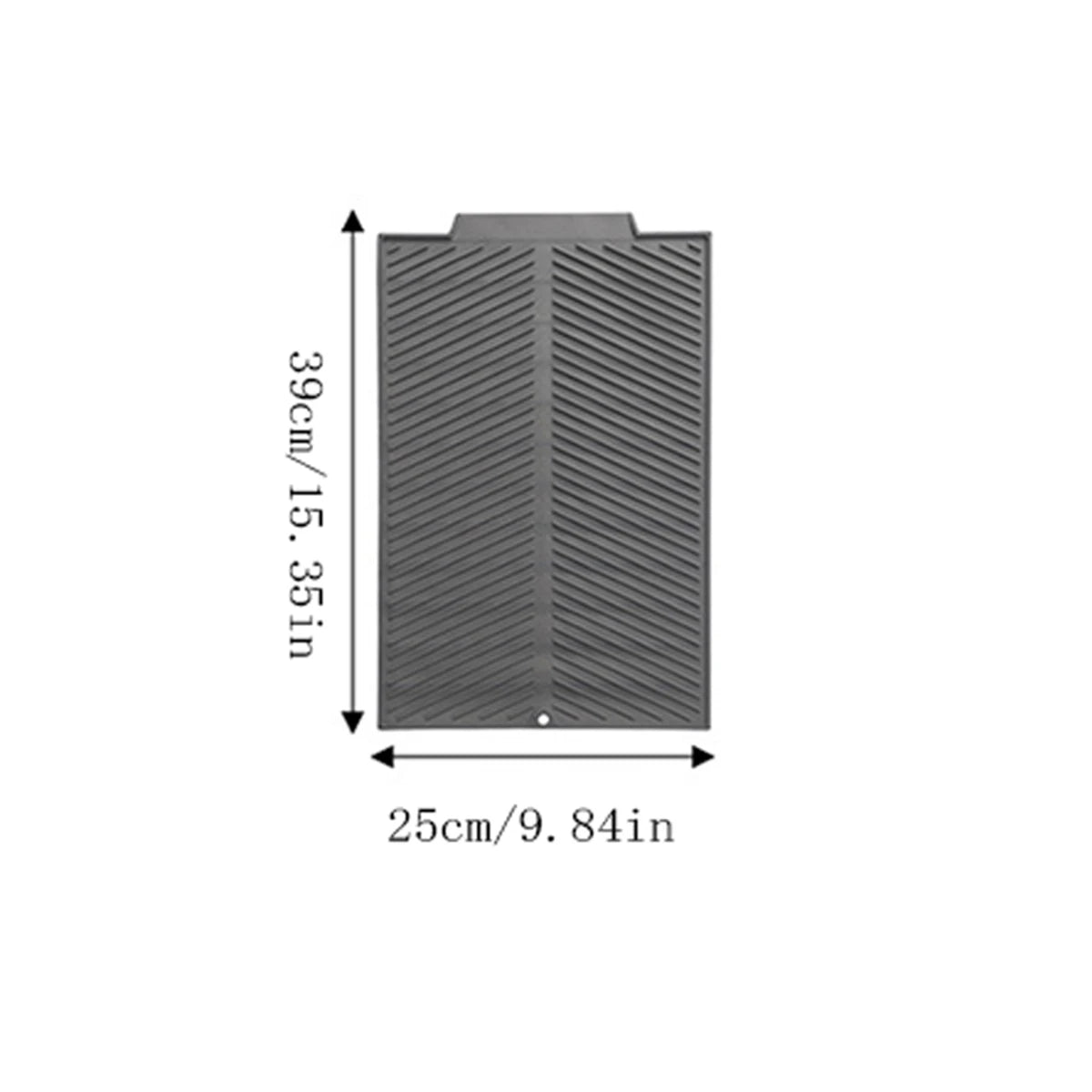 silicone dish drying mat - product view 1