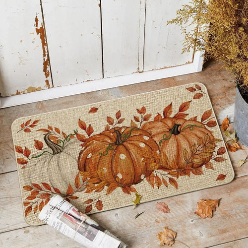 Outdoor Doormat, American-Style Machine-Made Polyester Entrance Mat, Anti-Slip Hallway Rug in Two Sizes - product view 1